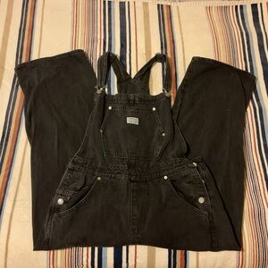 Levi's Charcoal Denim Overalls